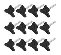 OATIPHO 12 Tornillos para Inodoro de Cabecera y Silla Portátil Fijación Manual Roscada Acero Metálico Duradero Antideslizantes Kit de Repuesto para Accesorios de Baño Montaje Rápido