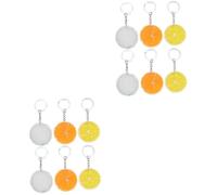 OATIPHO 12piezas Llavero De Rodajas De Frutas Simuladas Adorable Llavero De Limón para Adultos y Accesorios Prácticos para Claves y Decoración De Automóviles