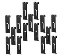 OATIPHO 15 Ganchos de Metal para Rejilla de Pared Colgadores Multiusos para Paneles de Rejilla Doméstica Gancho de Exhibición Colgante para Cuadros y Decoración para Organización en Hogar