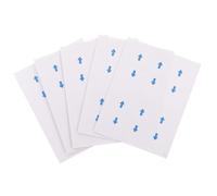 OATIPHO 15 Pares Parche de recorte de orejas cinta facial para maquillaje tensado y cinta antiarrugas para la cara cinta de elevación de la piel gel de sílice Transparente
