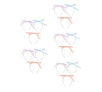 OATIPHO 15 Piezas Diademas con Lazo de Cinta y Perlas Falsas Accesorios para Cabello Elegantes y Cómodos para Mujer Diseño Fino y Ligero para Diario y Ocasiones Especiales