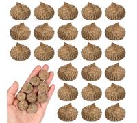 OATIPHO 150 Tapas de Bellota Natural de 1 a 2,5 Cm para Decoración Rústica de Otoño y Manualidades DIY Material Auténtico para Hogar y Fiestas