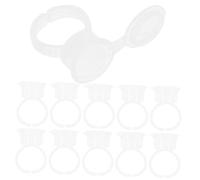 OATIPHO 150piezas Anillos Para Pestañas Soporte Para Extensiones Copas Para Anillos Pegamento De Pestañas