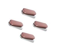 OATIPHO 16 Piezas Caja Metálica con Tapa Abatible de Unidades Plata y Rosa Dorado Organizador Portátil para Joyas y Manualidades Almacenamiento Compacto para Herramientas Pequeñas