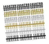 OATIPHO 18piezas Números De Reloj para Relojes De Pared Kit De Números Arábigos y Romanos Accesorios Creativos para Reparación y Decoración del Hogar