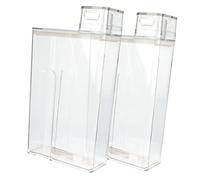 OATIPHO 2 Cubos Subcontenedor de Loción y Soporte para Detergente para Ropa Diseño Compacto, Recargable y Seguro para Almacenamiento Doméstico Práctico