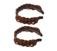 OATIPHO 2 Diademas Para Peluca Accesorios Para Peinar El Cabello Trenzado Para Mujeres Bandas Para Rizos Diadema Trenzada Diadema De Plástico De Moda