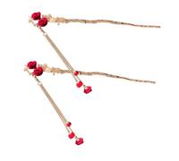 OATIPHO 2 Horquillas Rosas Para El Pelo Accesorios Para Bebés Y Niñas Palillos Para El Pelo Moños Horquillas Bonitas Palillos Para El Pelo Horquillas Para El Pelo Estilo Chino