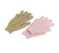 OATIPHO 2 Pares toalla de baño guantes de baño de ducha exfoliantes guante de limpieza corporal guantes de ducha exfoliante esponjas exfoliantes para el cuerpo guante de matorral