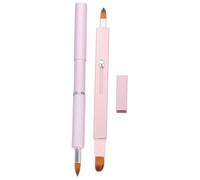 OATIPHO 2 Piezas Brocha de Retráctil para Maquillaje Aplicador de Gloss para Mujeres Portátil y Práctico