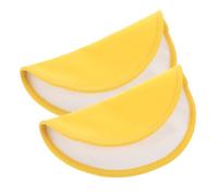 OATIPHO 2 Piezas Compresas Reutilizables de de Ricino Cuidado del Pecho Almohadillas de Orgánico Envoltura Suave Relajación y del Pecho