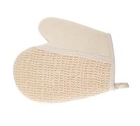 OATIPHO 2 piezas Guantes Exfoliantes de Baño para Adultos Suaves y Efectivos Limpiadores Corporales de Lino para Eliminar Piel Muerta y Mejorar Salud Cutánea Ducha o Spa