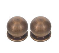 OATIPHO 2 Piezas Manija Del Gabinete De Cocina Perillas Para Cajones Tirador De Librería Accesorio De Muebles Suministros Para Manijas De Muebles Cajonera Armario Cobre Metal