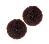 OATIPHO 2 Piezas Moldeador De Bollos Hacer Moños Para Cabello Corto Pequeña Máquina Para Hacer Bollos Bollo De Rosquilla Hacer Moños Para Cabello Largo Forma De Bollo Marrón Fibra Química