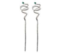 OATIPHO 2 Piezas Palillos de Pelo Vintage de con Diseño de Serpiente de Accesorios para Coletas Adornados con Rhinestones Perfectos para Bodas y Fiestas