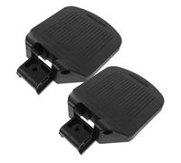 OATIPHO 2 Piezas Pedales ajustables descansar reemplazo elevadora universal almohadillas para reposapiernas de Reposapiés ajustable Pensilvania Negro