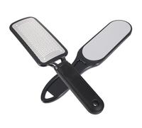 OATIPHO 2 piezas Raspador de Pies Doble Cara de Acero Inoxidable Unidades con Mango Ergonómico Antideslizante para Eliminar Callos Piel Muerta y Durezas Talones Herramienta Exfoliante