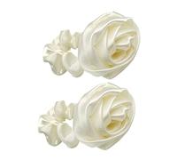 OATIPHO 2 Piezas Vintage Hair Ties Soft Cloth Ponytail Holders Fluffy Floral Hair Bands For Women And