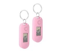 OATIPHO 2 Relojes de Bolsillo Mini Digitales con Llavero Luminoso LED, Silenciosos y Compactos para, Estudiantes y Uso Diario en Oficina Aire Libre