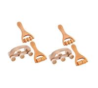 OATIPHO 2 Series Conjunto De Masajeador Rodillo De Masaje Masajeador Para Cuello Masajeadores Faciales Masajeador De Pies Herramientas De Masaje De Manos 3 Piezas*2