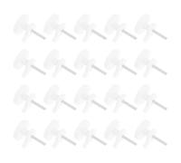 OATIPHO 20 Ganchos Invisibles de Plástico para Pared Colgadores Adhesivos sin Taladro para Marcos de Fotos Juego de 20 Piezas Mini Ganchos para Colgar Cuadros Interiores