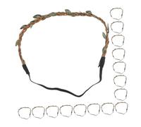 OATIPHO 20 Piezas De Materiales Para Tejer Guirnaldas Diadema Tejida Con Hojas Diadema Trenzada Para El Cabello Diadema Tejida Tipo Enredadera Diadema De Diadema De Hojas De