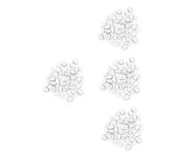 OATIPHO 200 Piezas Glass Nail Display Beads Teardrop Shape Beads For Nail Art Practice Color Samples Professional Manicure Tools For Salon And DIY Use