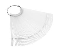 OATIPHO 200piezas Palitos De Práctica Para Uñas Transparentes Diseño Forma De Fan Para Mostrar De Esmalte y De Uñas De Multifuncionales