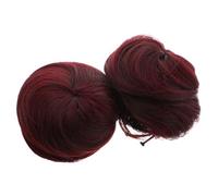 OATIPHO 2piezas Bolsa para Moño de Peluca Postizo Clip para Viajes y Peinados Cotidianos Estilo de Moño de Cabello Falso