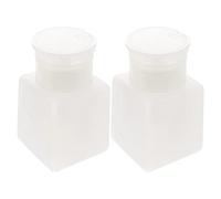 OATIPHO 2piezas Botella De De Tipo Pulsador Botellas De Hechas De Pe Antiestáticas Para Interiores De Automóvil y Almacenamiento De Líquidos