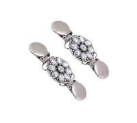 OATIPHO 2piezas Broches Retro De Aleacion Clips Creativos Para Cardigan Pinzas Para Chal Forma De Flor Broche De Sueter Para Mujer Alfiler De Broche Para Uso Diario