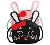 OATIPHO 2piezas Little Girls Bunny Purses Monederos De para Bolsos De Hombro Orejas Almacenar y Objetos Pack y Negro