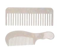 OATIPHO 2piezas Peine de Acetato Estilo Marina Peine Pequeño Antiestático Portátil de Herramienta Compacta de Peinado de Dientes Anchos para Mujer para Uso Viajes Hogar
