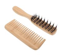 OATIPHO 2piezas Peines de Cerdas para Cabello Mojado Peine Desenredante Dientes Anchos para Peinar Cabello Rizado para Casa y Salón