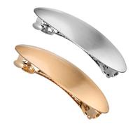 OATIPHO 2piezas Pinzas De Metálicas Ovaladas Horquillas Francesas Para Mujeres Accesorio Fino y Retro