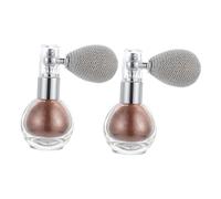 OATIPHO 2piezas Spray De Purpurina Iluminador Frascos De Polvo Brillante Para Maquillaje Para Decoración Facial De Fiesta