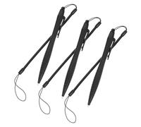 OATIPHO 3 Bolígrafos Ópticos Resistivos para Pantalla Táctil con Cordón de Resorte Antipérdida, Lápices Digitales Abs Negros para Dibujo, Escritura y Uso en Tablets y Teléfonos Móviles