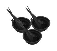 OATIPHO 3 Juegos Kit De Cabello Tinte Kit De Tinte Para El Cabello Herramientas Para Peluquería Black