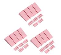 OATIPHO 3 Piezas 3 Bloque de esponja de gradiente esponjas arte clavo condujo ultravioleta esponja de manicura de uñas degradada uñas degradadas manicura gradiente rosa