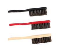 OATIPHO 3 Piezas Cepillo para Barba de Caballo Unidades Cepillo Suave para Barba para Hombres Herramienta para Peinar el Bigote con Mango de Plástico para Bigote para Uso Salón