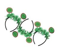 OATIPHO 3 Piezas Diademas con Diseño de Fruta Verde Accesorios Festivos para Fiestas Hawaianas Tocados de Fiesta para Niñas