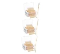 OATIPHO 3 series Hisopos De Algodón De Precisión Para Limpieza Hisopos Con Punta De Algodón Hisopos Puntiagudos Para Uñas Removedores Individuales Hisopos Para Oídos 500 piezas*3