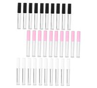 OATIPHO 30 piezas Tubos Brillo Labios Transparentes con Tapa para DIY Labiales Mini Botellas Vacías Recargables Portátiles y Duraderas para Viaje y Diario