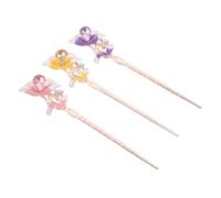 OATIPHO 3piezas Accesorios Cabello Hanfu Horquillas Tradicionales Chinas De Metal Horquillas Vintage Forma De Flor Para Moño Para Eventos Tradicionales