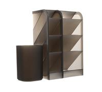 OATIPHO 3piezas Caja De Almacenamiento De Oficina Ligera y Práctica Soporte Para Pinceles y Bolígrafos Diseño Inclinado Cajas