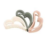 OATIPHO 3piezas Clip De Tiburón Grande Cabello Pinza De Corazón Antideslizante De Fuerte Para Cabello y Fino