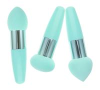 OATIPHO 3piezas Esponjas De Maquillaje Multifuncionales Aplicadores De Maquillaje Forma De y Herramientas De Para Polvo y Corrector Juego De Cosméticos