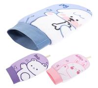 OATIPHO 3piezas Guantes De Baño Exfoliantes Guantes Para Exfoliación Corporal Spa y