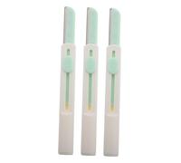 OATIPHO 3piezas Recortadoras De Cejas Para Mujeres De Facial De Inoxidable Cejas Precisas y Portátiles Para y