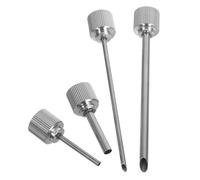 OATIPHO 4 Boquillas para Glaseado de Pasteles de Acero Inoxidable, Juego de Boquillas para Manga Pastelera, Accesorio para Decoración de Pasteles, Repostería y Arte Latte